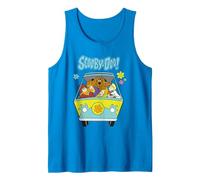 Scooby Doo Mystery Machine Group Tank Top, Men, Sapphire Blue, Small