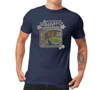 Scooby Doo Mystery Machine Psychedelic Men's T-Shirt - Navy XXL