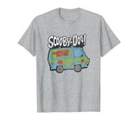 Scooby-Doo Mystery Machine T-Shirt, Men, Heather Grey, 6X-Large
