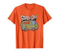Scooby-Doo Mystery Machine T-Shirt, Men, Orange, X-Large