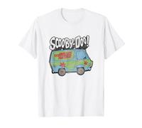 Scooby-Doo Mystery Machine T-Shirt, Men, White, XX-Large