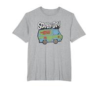 Scooby-Doo Mystery Machine T-Shirt, Men's Big and Tall, Heather Grey, 2X Tall