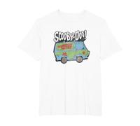 Scooby-Doo Mystery Machine T-Shirt, Men's Big and Tall, White, 4X Tall