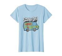 Scooby-Doo Mystery Machine T-Shirt, Women, Baby Blue, X-Large