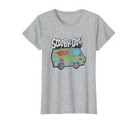 Scooby-Doo Mystery Machine T-Shirt, Women, Heather Grey, XX-Large