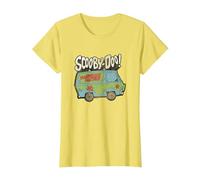 Scooby-Doo Mystery Machine T-Shirt, Women, Lemon Yellow, X-Large