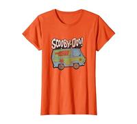 Scooby-Doo Mystery Machine T-Shirt, Women, Orange, Small