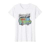 Scooby-Doo Mystery Machine T-Shirt, Women, White, Large