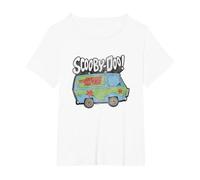 Scooby-Doo Mystery Machine T-Shirt, Women's Plus, White, 6X