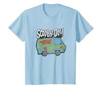 Scooby-Doo Mystery Machine T-Shirt, Youth, Baby Blue, Large