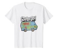 Scooby-Doo Mystery Machine T-Shirt, Youth, White, 3T
