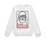 Scooby Doo Official Jinkies Sweatshirt - White | Size: 2XL Scooby Doo White 2XL