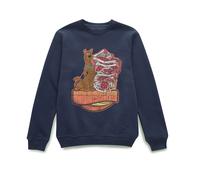 Scooby Doo Official Munchies Sweatshirt - Navy | Size: XL Scooby Doo Navy XL