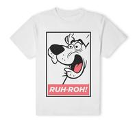 Scooby Doo Official Ruh-Roh T-Shirt - White | Size: XL Scooby Doo White XL