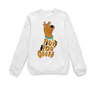 Scooby Doo Official RUHROOOOOH Sweatshirt - White | Size: 2XL Scooby Doo White 2XL