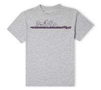 Scooby Doo Official Those Meddling Kids Retro T-Shirt - Grey | Size: Medium Scooby Doo Grey M