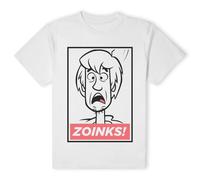 Scooby Doo Official Zoinks T-Shirt - White | Size: 2XL Scooby Doo White 2XL