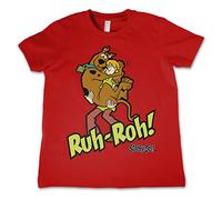 Scooby-Doo! Officially Licensed Ruh-Ruh Unisex Kids T-Shirt - Red 7/8 Years