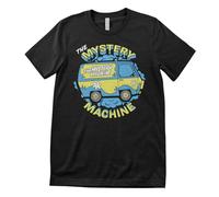 Scooby-Doo! Officially Licensed The Mystery Machine Mens T-Shirt (Black), XXX-Large