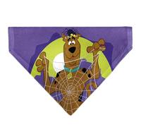 Scooby Doo Pet Bandana Scooby Doo Halloween Spider Web Creepy Crawlies Pose Purples Slip On Collar Bandana Only