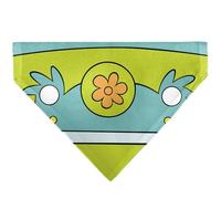 Scooby Doo Pet Bandana Scooby Doo The Mystery Machine Logo Blues Yellow Orange Slip On Collar Bandana Only