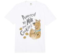 Scooby Doo Powered By Milk and Cookies Comfort Colors Adult Heavyweight T-Shirt