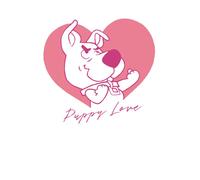 Scooby Doo Puppy Love Men's T-Shirt - White - S