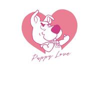 Scooby Doo Puppy Love Women's T-Shirt - White - M