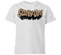 Scooby Doo Retro Colour Logo Kids T-Shirt - Grey | Size: YXL Scooby Doo Grey YXL