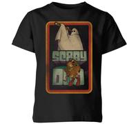 Scooby Doo Retro Ghostie Kids T-Shirt - Black | Size: YS Scooby Doo Black YS