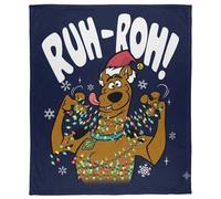 Scooby Doo Ruh Roh! Christmas Lights Blanket