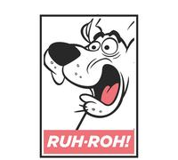 Scooby Doo Ruh-Roh! Men's T-Shirt - White - 5XL