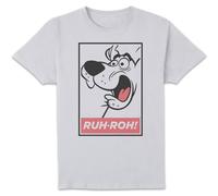Scooby Doo Ruh-Roh Men's T-Shirt - White | Size: Medium Scooby Doo White M