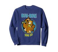 Scooby Doo Ruh-Roh! Sweatshirt, Adult Unisex, Navy Blue, Large