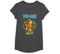 Scooby Doo Ruh-Roh! T-Shirt, Girls, Dark Heather Grey, Large
