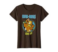Scooby Doo Ruh-Roh! T-Shirt, Women, Brown, Medium