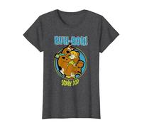 Scooby Doo Ruh-Roh! T-Shirt, Women, Dark Heather Grey, Small