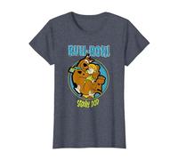 Scooby Doo Ruh-Roh! T-Shirt, Women, Heather Blue, X-Small