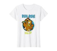 Scooby Doo Ruh-Roh! T-Shirt, Women, White, Medium