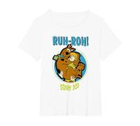 Scooby Doo Ruh-Roh! T-Shirt, Women's Plus, White, 2X