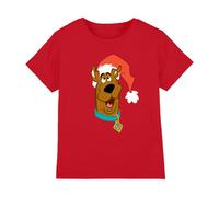 Scooby Doo Santa Hat Kids T Shirt, Red, 5-6