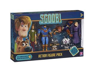 SCOOBY-DOO SCOOB ACTION FIGURE MULTI PACK- Scooby-Doo Toys, Scoob The Movie, Imaginative Play