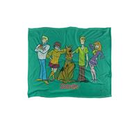 Scooby-Doo! Scooby Doo! Gang Silky Touch Super Soft Throw Blanket 152 X 127 cm in White Scooby-Doo! White 152 X 127 cm