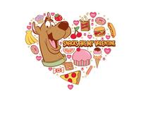 Scooby Doo Snacks Are My Valentine Men's T-Shirt - White - L