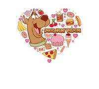 Scooby Doo Snacks Are My Valentine Women's T-Shirt - White - L