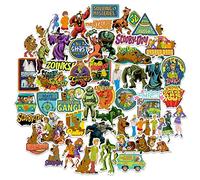 Scooby-DOO Sticker Pack Die Cut Vinyl Large Deluxe Stickers Variety Pack - Laptop, Water Bottle, Scrapbooking, Tablet, Skateboard, Indoor/Outdoor - Set of 50
