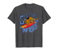 Scooby Doo Surfing Dog T-Shirt, Men, Dark Heather Grey, Small