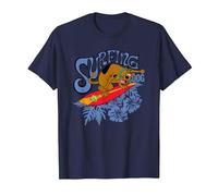 Scooby Doo Surfing Dog T-Shirt, Men, Navy Blue, Medium