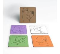Scooby Doo The Gang Colours Coaster Set