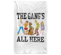 Scooby Doo The Gangs All Here Soft Touch Blanket Multicoloured (152Cm X 127Cm)